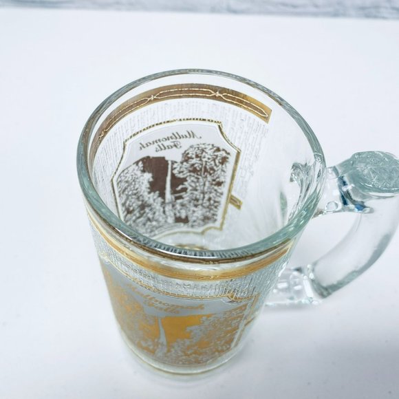 Vintage Multnomah Falls Oregon Souvenir Glass Beer Mug by Culver - Picture 11 of 12